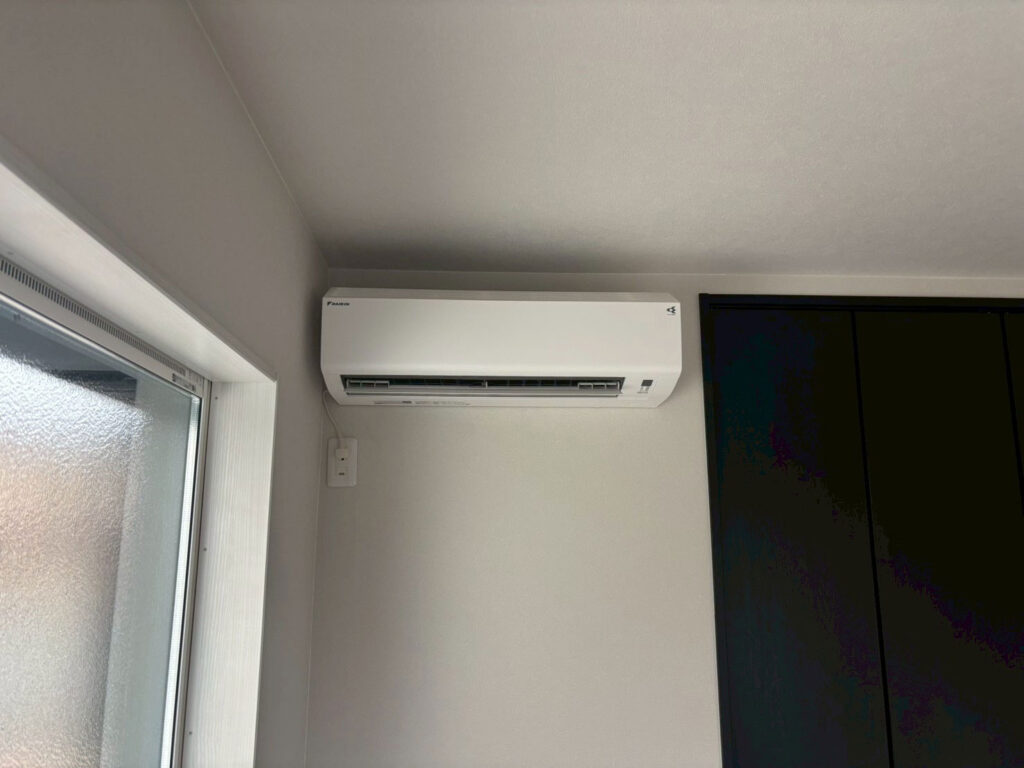 エアコン設置工事（宇治市／戸建て住宅）